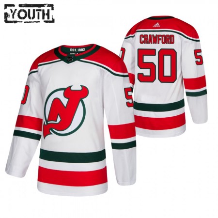 New Jersey Devils Corey Crawford 50 2020-21 Alternatief Authentic Shirt - Kinderen